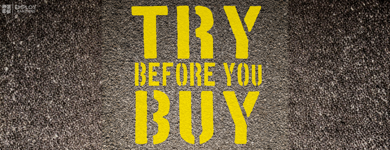 Try before you buy